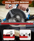 Professional Grade Circular Saw Guide Rail Adjustable Aluminum Fence Track Featuring Dual Lock Handles For Straight Shooting Cuts And Zero Slop For Reliable Carpentry Tasks with dual lock design in use