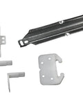 Universal Drawer Slide Repair Kit For Cabinets Includes Fasteners To Restore Slick Action Up To 24 Inches parts including metal rails and plastic clips.