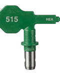 High Efficiency Airless 515 Reversible Spray Tip For Solid Stain Paint And Primer, 10 To 12 Inch Spray Pattern, green tip