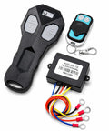 12V 24V Wireless Winch Remote Control Kit Universal 5 Wire Controller Receiver For Truck ATV And SUV Winches Long Range Easy Install Rugged Durable Wireless System with two remotes and receiver