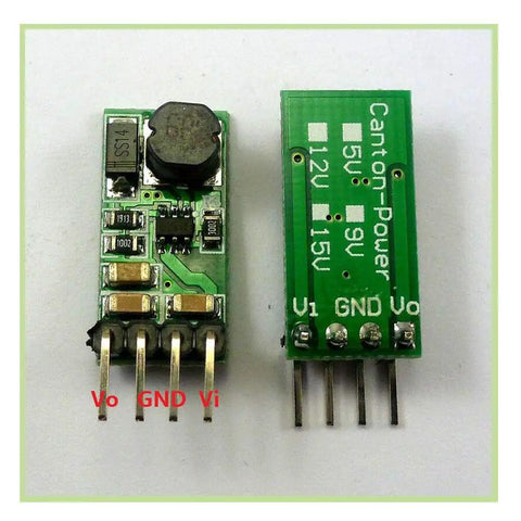 Two Pack Mini DC DC Boost Step Up Power Module Converts 3 To 6 Volt Input Up To 12 Volt Output Ideal For DIY Projects