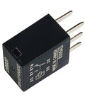 G8V-1C7T-R-DC12 12V 35A 5-pin marine relay, black with silver connectors, beefy shielded for boat electrical systems heavy duty reliable solution