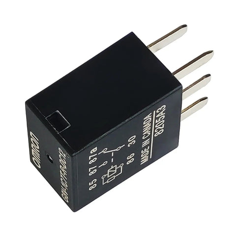 G8V-1C7T-R-DC12 12V 35A 5-pin marine relay, black with silver connectors, beefy shielded for boat electrical systems heavy duty reliable solution