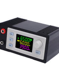 Adjustable DC Voltage Regulator 12V To 72V Input, 0V To 65V Output, 390W 6A CNC Lab Benchtop Power Supply with LCD display