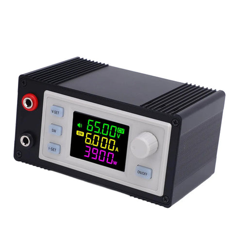 Adjustable DC Voltage Regulator 12V To 72V Input, 0V To 65V Output, 390W 6A CNC Lab Benchtop Power Supply with LCD display