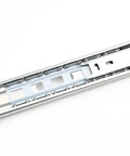 Heavy Duty Industrial Drawer Slides Two Pack Three Section Self Locking Bearing Cabinet Rails Thickened Drawer Guides for 51 Wide 800mm 32 Inch Cabinets