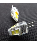 G4 Base 6V DC 1W Microscope LED Lamp 2 Pack White 6000K High CRI For Real Colors Energy Saving Pro Grade Lab Work Electronics