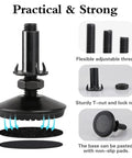 Heavy Duty Adjustable Furniture Leveling Feet pack of 4 solid steel glide legs with adjustable threads and non-slip base.
