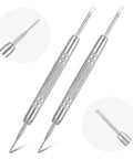 30 Piece Watch Band Pins Replacement Kit With Heavy Duty Stainless Steel Double Ended Pin Springs For Bracelet Repair Diameter 1.5-1.8mm