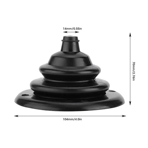 Marine Motor Well Boot 2.76 Inch Rigging Cable Boot For Boats And Yachts Steering Shift Hole Cover Engine Protector Cover Boat Ship Trunk Durable Waterproof Marine Accessory showing dimensions