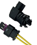 Straight Shot Ambient Air Temperature Sensor With Pigtail Wire Harness Direct Replacement For Cadillac Buick Gmc Trucks detailed connectors