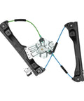 Heavy Duty Front Left Power Window Regulator Motor For Chevrolet Volt 2011 To 2015 Direct Fit Assembly black motor and rail components
