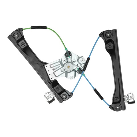 Heavy Duty Front Left Power Window Regulator Motor For Chevrolet Volt 2011 To 2015 Direct Fit Assembly black motor and rail components
