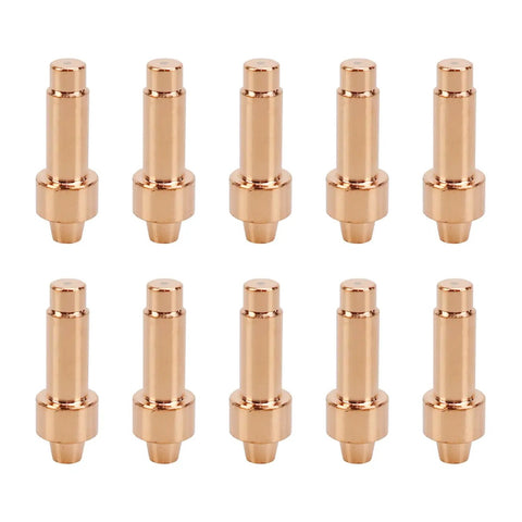 10 Pack 770791 Plasma Cutter Electrodes For Hobart Airforce 27i 40i And Miller XT30 XT40 Torch Consumables Replacement Electrode Set