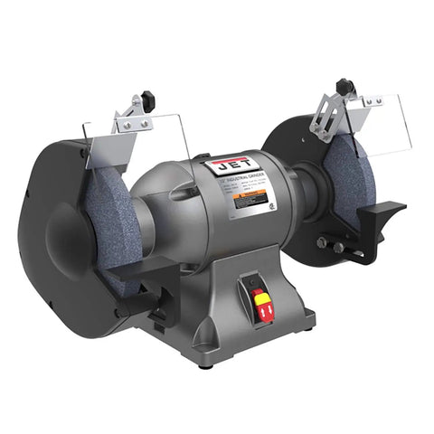 Badass 10 Inch Industrial Bench Grinder Featuring A Hella Powerful Motor Spinning At 1800 RPM For Metal Work and Polishing with wire brush attachment.