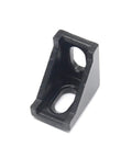 20 Piece 2020 Series Aluminum Corner Brackets Set With M5 Screws Nuts And Allen Key 2 Hole Right Angle Brackets Black Finish For 6mm Slot Aluminum Extrusion Heavy Duty 28x28x20mm Hardware Kit, black aluminum bracket