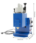 Industrial Pro Grade 800W Heavy Duty Hot Melt Glue Dispenser With Pedal Switch And Pressure Gauge 10000 CPS Viscosity Six Lbs Per Hour Output Epoxy Resin Gluing Machine For Factories And Workshops