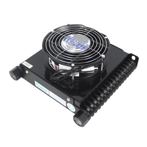 Heavy Duty Hydraulic Radiator Oil Cooler With Air Cooling Plate And Pin Heat Exchanger For Industrial Systems, 1.35kW Cooling Capacity
