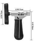 Bike Chain Tool Set Pro Grade 2 In 1 Chain Breaker And Master Link Pliers with dimensions labeled