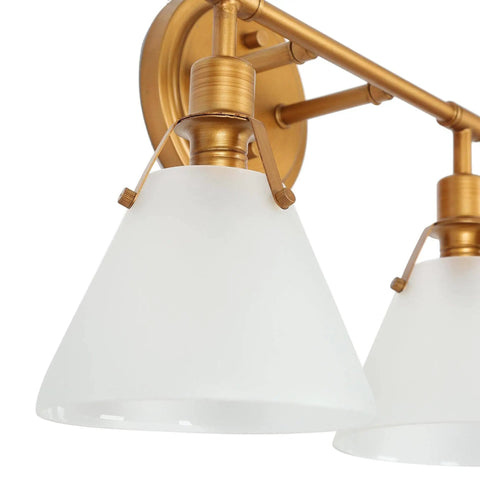 Hot Gold Bathroom Light Fixtures Modern Farmhouse Vanity Lights Over Mirror Four Light Vanity Lighting With Frosted Glass Shades