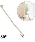 4 Pcs Stainless Steel Folding 180 Degree Lid Support Hinges Lid Stay For Furniture Cabinets Cupboards And Doors Durable Anti Rust