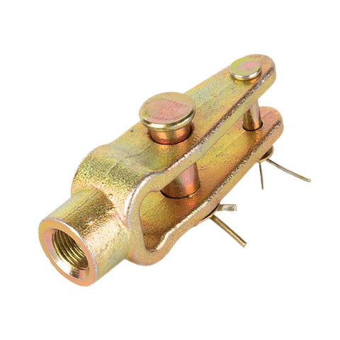 Two Pack Slack Adjuster Kit With Double Pinned Straight Clevis Pins For Air Brake Chambers Five Eighths Inch Threaded Replacements