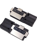 Solid As A Rock One Pair Twelve Core Fiber Holder Clamp Set For Ribbon Fusion Splicing Jobs tight grip chuck jigs