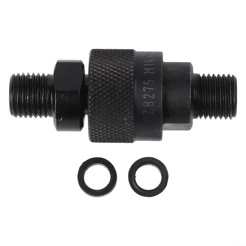 Heavy Duty Hydraulic Quick Connect Coupler Set M14x15mm Male Pipe Fitting Leak Proof Steel Ball Locking Temp Range Minus Twenty To One Twenty C Durable Industrial Use No Sweat Over Broken Repairs Ever Again Badass Gear For Rigging Pros Hate Failure, black steel coupler with seals