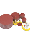 Red Dry Sanding Disc 1 To 3 Inch Size With 1200 Grit For Super Smooth Polishing and Fine Detail Work on Wood or Metal Surfaces in One Pack