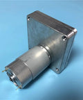 Heavy Duty Dc Geared Motor For Dishwasher Dispenser Detergent Pump 24V with metal casing and connectors, designed for quiet operation.