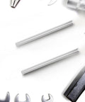 Beefy 10mm x 305mm Stainless Steel Linear Motion Rods Set Chrome Hardened Shaft Solid Round Rails for 3D Printer DIY CNC