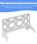 No Sweat Wall Mount Cable Sorting Shelf For Home Networking Gear, super tough structural media bracket in white, universal design.