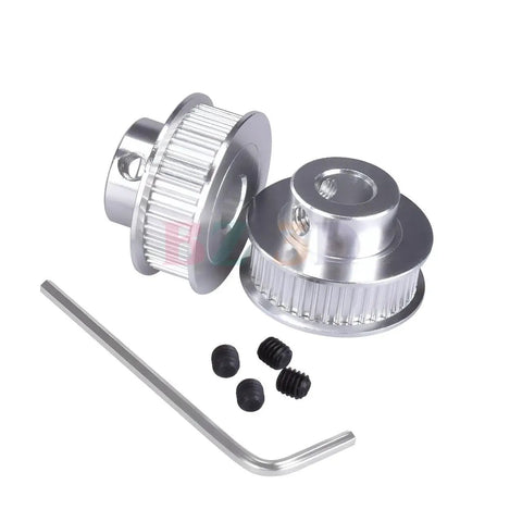 40 Tooth GT2 Timing Belt Pulley Set For 6mm Width Belts With 5mm Bore Aluminum 40T Pulleys For 3D Printer And CNC Machines 4 Pieces