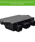 CDI Box Replacement 5KM-85540-10-00 For Yamaha Grizzly 660 YFM660FG YFM660FA 2002 2008, black durable housing with three-plug view