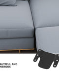 Sectional Couch Connectors Kit With Sofa Hooks Heavy Duty Iron Furniture Parts For Modular Couches Stable Secure Alignment