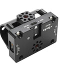 Power Up Your Ring Grip Setup With D Tap And USB C PD Compatible With Tilta Basic And Advanced Ring Grips And DJI RS2 RS3 Pro RS4 RS5 Ring Grip Power Upgrade For Pro Filmmakers And Onset Crews, black power hub with USB-C and D-Tap outputs