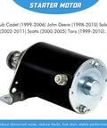 Beefed Up 14 Teeth Starter Motor Replacement For Lawn Tractors And Mowers Fits 14.5-18 HP Models Including John Deere D100