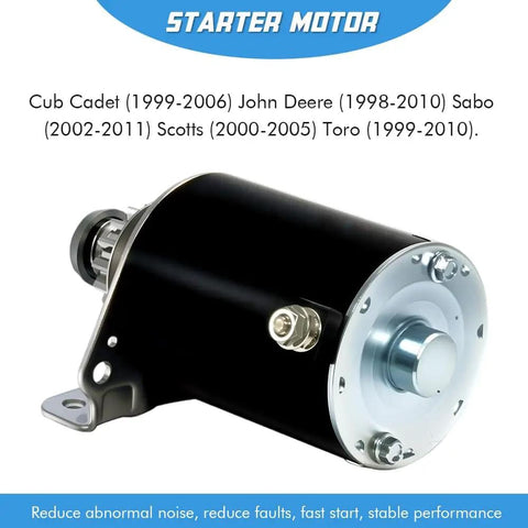 Beefed Up 14 Teeth Starter Motor Replacement For Lawn Tractors And Mowers Fits 14.5-18 HP Models Including John Deere D100