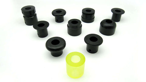 Bead Roller Forming Kit With 9 Dies And Polyurethane Lower Wheel For 22mm Shaft Bead Rollers arranged on a table