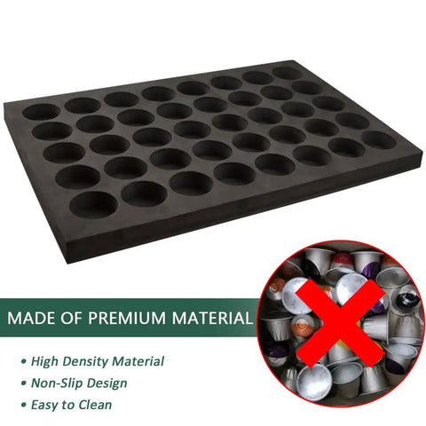 Neat 40 Pod Coffee Pod Organizer Drawer Tray for K Cup Keurig Pods Compatible Holder in kitchen
