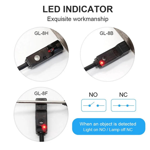 Inductive Proximity Sensor Switch For Small Motion Projects, Dope ABS Housing, Top Sensing, 3mm Range, 10-30V DC, PNP NO Output, Non-Flush Mount, 1.2m Cable, 50Hz, Smart Interruptor For DIY Automation And Quick, Dependable Switching, black LED sensor