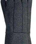 CharGuard 14 Inch Insulated Heat Resistant Glove X Large Black 12 Pack for Intermittent 500F Heat with textured nonwoven finish