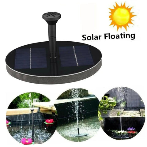 1.6W Solar Pond Fountain Pump For Ponds Gardens Aquariums And Hydroponics High Flow 200L Per Hour With 60cm Spray