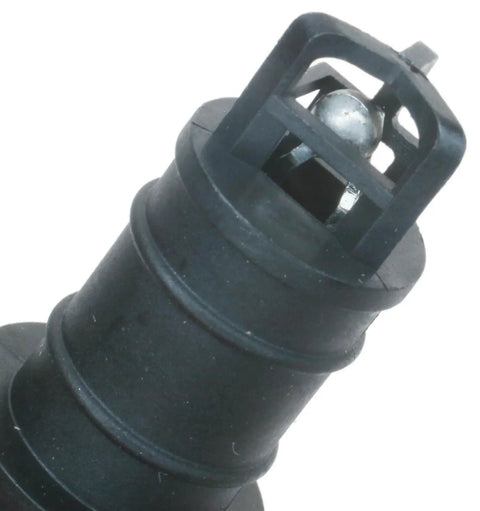 Premium Aftermarket Intake Manifold Temperature Sensor Replacement For Cars And Trucks, Top Notch Quality, Durable And Reliable, Delivers Accurate Readings And Smooth Engine Performance For Pro Level DIY Install, black plastic close-up