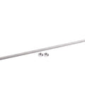 Four Piece 320mm M8 Stainless Steel Threaded Rod Set With Shoulder Nuts Silver Tone For Hardware Molds And Construction 12 6 Inch Long Bar Stock