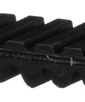 Heavy-Duty CVT Belt For Continuously Variable Transmission Built To Last With High Torque Handling, ribbed side view