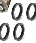 4 Pack Hub Centric Ring Set, 60.1 Mm To 73.1 Mm Wheel Bore Adapters, Heavy Duty Polycarbonate Center Spacers for cars.