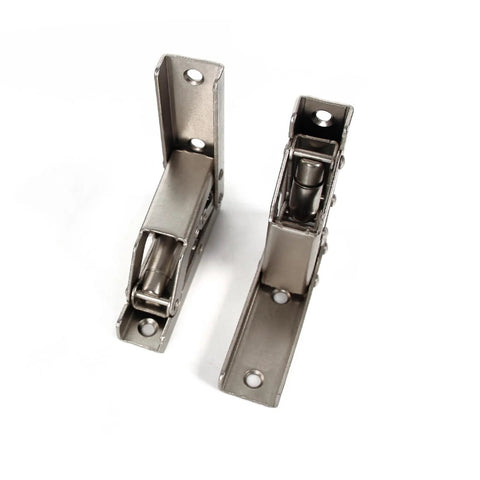 Sleek Invisible Concealed Hydraulic Buffer Cabinet Hinges For Effortless Quiet Closing And Space Saving Design, 4-piece kit, steel