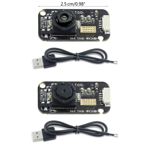 Ultra Fast 0.3MP Camera Module With 120 FPS High Speed Sensor Board For Video Security And Real Time Surveillance In Action Scenes, Compact PCB Module For Quick Install And Smooth Motion Capture, 25 mm black PCB with USB cable
