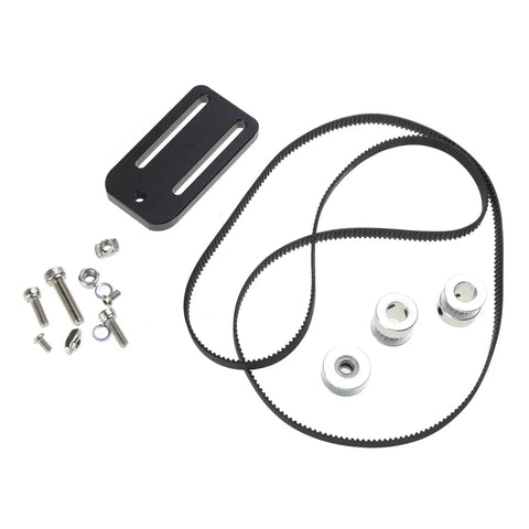 Z Axis Aluminum Lead Screw And Timing Belt Upgrade Kit For CR 10 Ender 3 Series 3D Printers with parts displayed